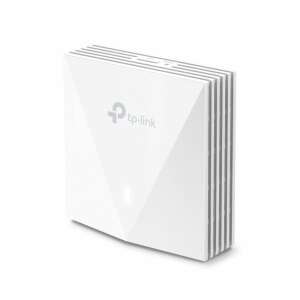 TP-Link EAP650-WALL Prístupový bod Wi-Fi 6 AX3000, biely, šikmý pohľad - TP-Link