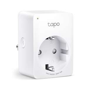 TP-Link Tapo P110 Mini Smart Wi-Fi Gniazdko, białe, widok pod kątem - Akcesoria i dodatki do inteligentnego domu