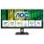 AOC U34E2M 34 inch Ultrawide QHD monitor, front view with features