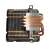 Gembird Huracan ARGB X140 CPU cooler heatsink, copper heatpipes