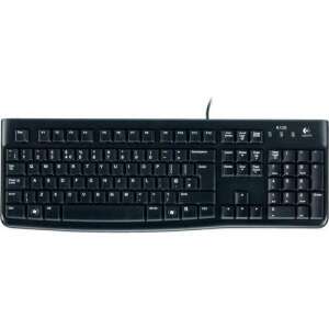 Logitech K120 wired keyboard, black, German layout - Logitech Keyboard