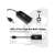 Club3D USB 3.2 Gen1 Type A to RJ45 2.5 Gbps adapter CAC-1420, fekete, infografika méretekkel