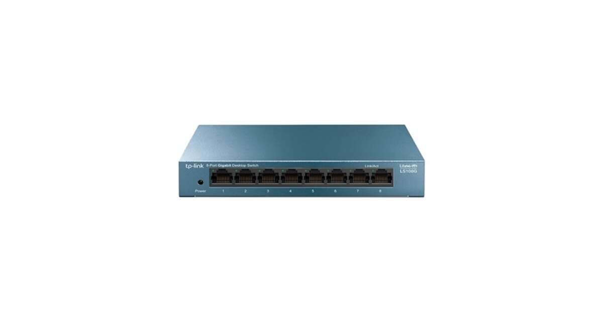 TP-Link Litewave 8 Port Gigabit Ethernet Switch, Desktop 