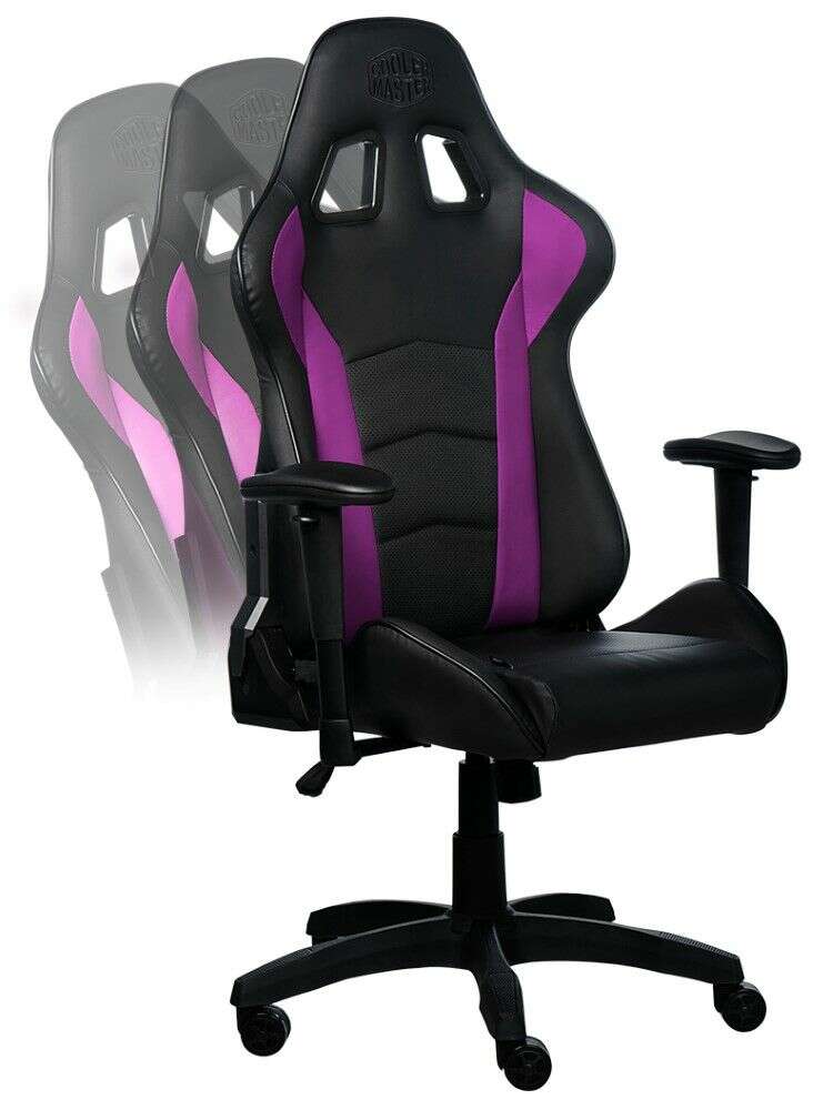 Cooler master caliber r1 gaming chair black/purple cmi-gcr1-2018