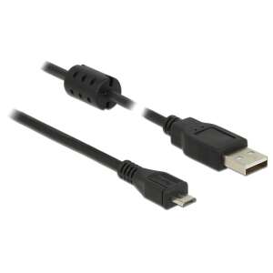Kabel DeLock USB 2.0 A do Micro-B, 2m, czarny - Kabel USB