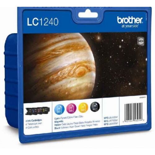 Brother LC1240 BK/C/M/Y Ink Cartridge Multipack