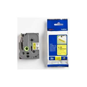 Brother TZE-S641 18mm schwarzes auf gelbes laminiertes Bandkassette - Farbbänder für Drucker
