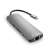 Stacja dokująca Sharkoon USB-C, szara, 7 w 1, z HDMI, Ethernet, czytnikiem kart SD, portami USB 3.0