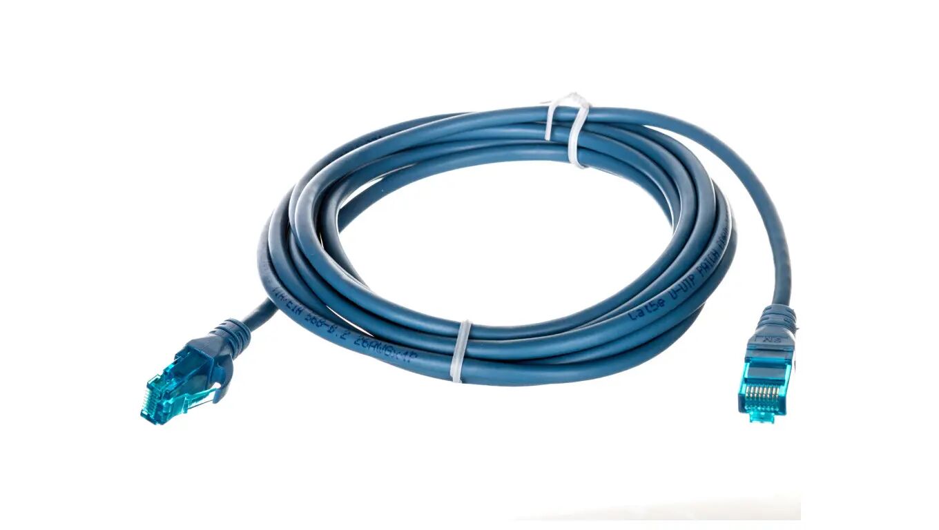 Digitus 3m Cat5e U/UTP Network Cable Blue U/UTP (UTP)