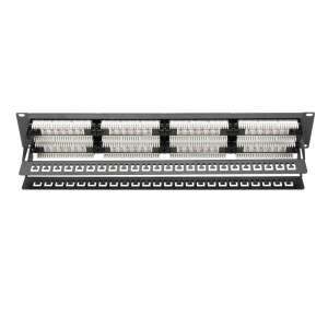 DIGITUS CAT6 48port 19" 2U kompakt schwarz ungeschirmt Patch Panel (DN-91648U) 84329450 - Panouri de corecție