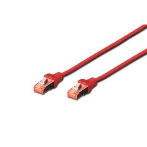 Digitus CAT6 S/FTP Patchkabel, 5m, Rot, DK-1644-050/R - Netzwerkkabel
