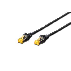 Digitus CAT6A S-FTP Patchkabel, 0,25m Schwarz, DK-1644-A-0025/BL - Digitus FTP-Kabel