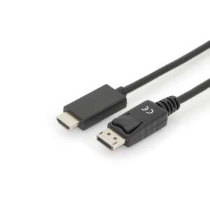 Kabel adaptera Assmann DisplayPort do HDMI, 3m czarny - Konwerter DisplayPort