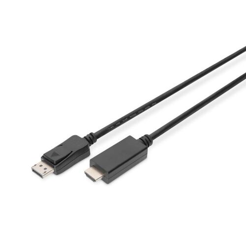 Assmann DisplayPort - HDMI Adapterkábel - 3m - 4K 60Hz 173321510 - DisplayPort átalakító