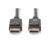 Digitus DisplayPort kábel csatlakozó részletei