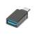 ASM AK-300315-001-S ASSMANN Kabel adapter USB 3.0 SuperSpeed OTG Typ USB C/USB A M/Ż czarny 0,15m 133594867
