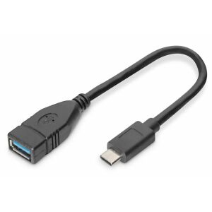 DIGITUS USB 3.0 Typ A Mutter-&gt; USB 3.0 Typ C apa 0,15m OTG Adapter 133594867 - Digitus USB-Kabel