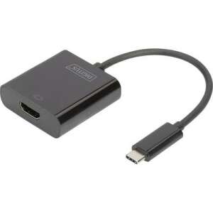 Digitus USB Type-C to HDMI Adapter, 4K@30Hz Black DA-70852 82200580 - Computers and Accessory