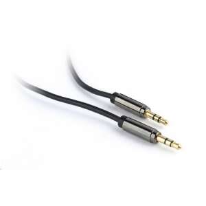 Kabel audio Gembird Jack Stereo 3,5 mm M/M 1,8 m czarny CCAP-444-6, czarny kabel audio ze złoconymi wtyczkami - Gembird