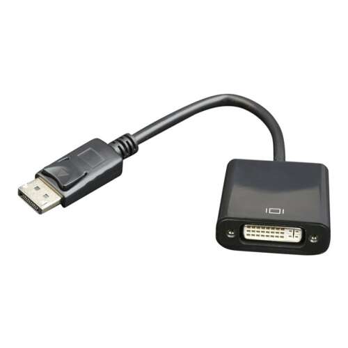 Kabel adaptera Gembird DisplayPort do DVI, czarny, A-DPM-DVIF-002