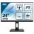 AOC 24P2Q 23.8 inch Full HD IPS monitor with a black stand showing key features