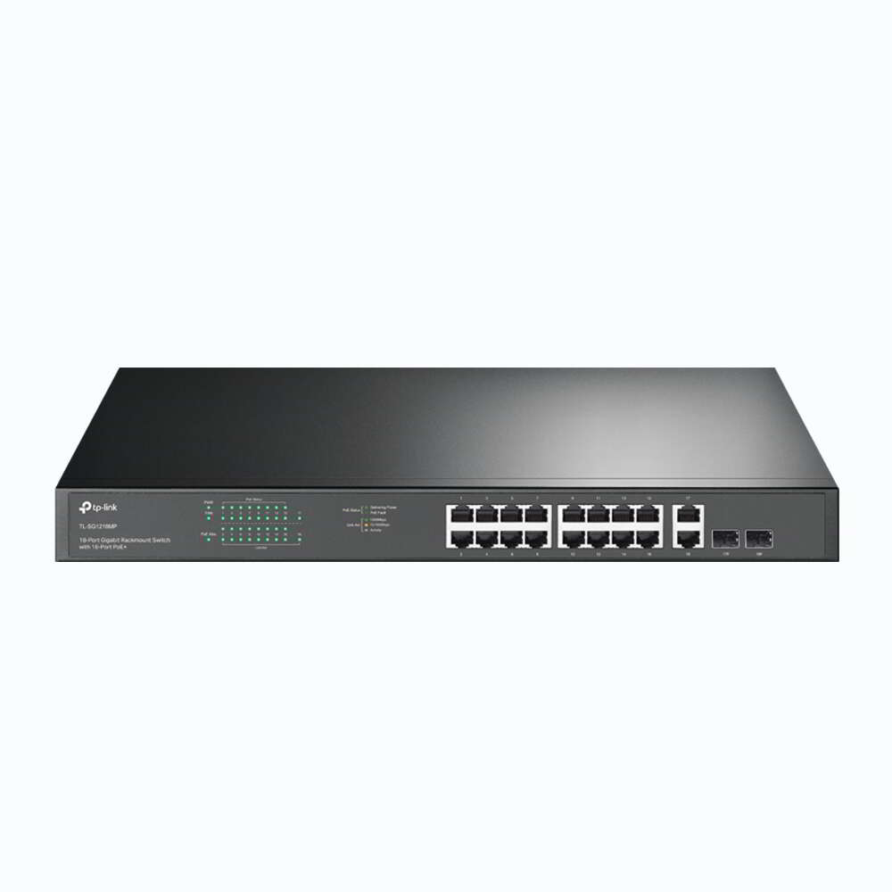 TP-Link TL-SG1218MP Switch 18x1000Mbps (16xPOE+) + 2xGigabit SFP,...