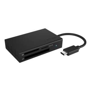 Cititor de carduri multi Raidsonic IcyBox IB-CR401-C3 cu interfață USB-C 3.0, negru - RaidSonic