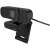 Hama C-400 Full HD Webcam, black, side view showing the USB cable and stand