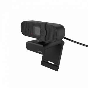 Hama C-400 Full HD Webcam, black, with built-in microphone, for video calls, streaming, and online meetings - Photography, Video & Optic
