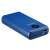 ADATA P20000QCD 20000mAh Power Bank, blue, angled view, showing ports