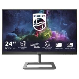 Philips 242E1GAJ Gaming 144Hz VA Monitor, 23.8", 1920x1080, 16:9, 350cd/m2, 1ms, HDMI/DisplayPort, hangszóró 88048404 