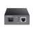 TP-Link TL-FC311B-20 Gigabit Media Converter, black, front view, showing ports