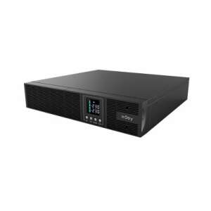 Njoy Aster 1000 LCD 1000VA UPS, fekete, 3/4 nézet - NJoy