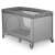RicoKids Foldable Travel Cot with Mattress #grey 98666471
