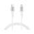 Kabel Sandberg USB-C do Lightning, białe, 1 metr, plecione