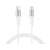 Kabel Sandberg USB-C do Lightning, białe, 1 metr, plecione