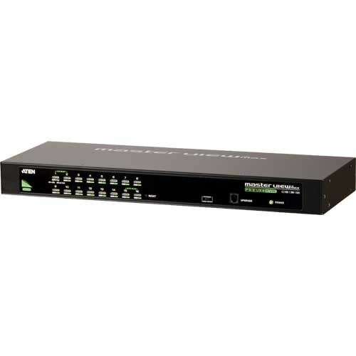 ATEN CS1316 Comutator KVM VGA PS/2-USB cu 16 porturi, vedere din față
