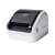 Brother QL-1100c label printer, white, angled view