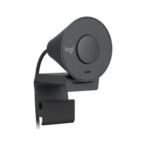 Logitech Brio 300 Graphite webkamera, ferde nézet