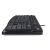 Logitech K120 Black USB Keyboard - Ergonomic Side Profile