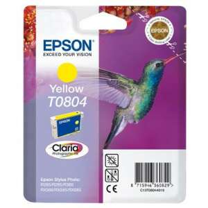 Epson T0804 Żółty Wkład Atramentowy - Wysoka Jakość Druku - Epson Wkład atramentowy