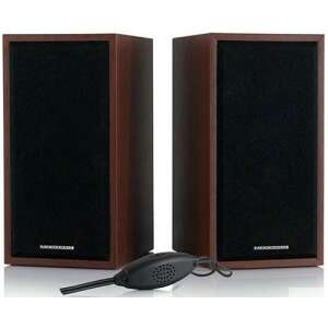 Мултимедийни говорители Modecom MC-SF05 в кафяв цвят с контролен блок - Modecom