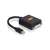 DeLock Mini DisplayPort auf DVI Adapter, schwarz, 65098