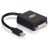 DeLock mini Displayport 1.1 Stecker > DVI-I (Dual Link) (24+5) Buchse Passiv Adapter Schwarz 65098 62485188