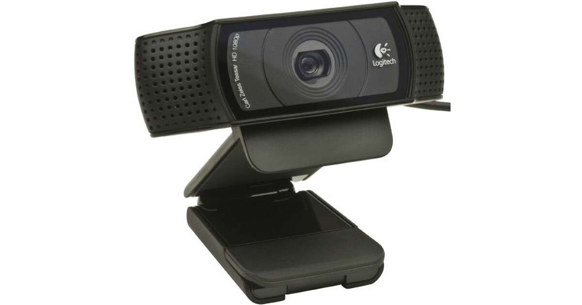 Logitech C920 HD Pro Webcam Full HD 1080p video calling with stereo audio -  960-001055