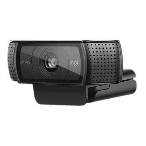 Logitech C920 HD Pro webkamera, fekete, 1080p videóhíváshoz