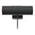 Logitech BRIO 505 webcam, black, bottom view, ultra-wide field of view, 1080p HD video, built-in microphone