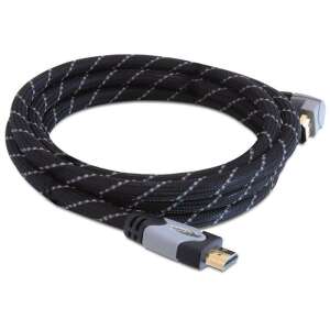 DeLock High Speed HDMI with Ethernet HDMI A male > HDMI A male angled 4K 1m cable 82993 79185436 