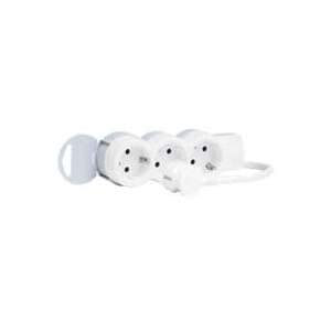 Legrand 3-way grounded extension cord, white/grey, 1.5m - Electrical Installation