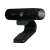 Logitech BRIO 4K Ultra HD webcam, black, angled view